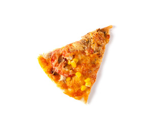 Fresh pizza with cheese