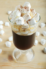 coffee and marshmallow