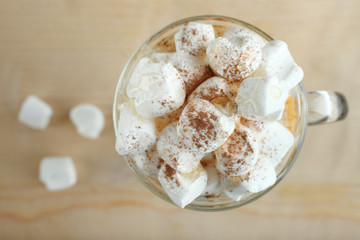 coffee and marshmallow