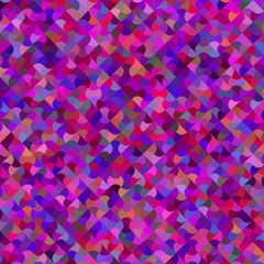 Multicolored curved mosaic pattern background