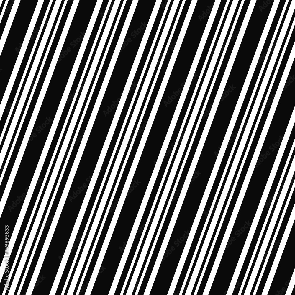 Poster black white seamless angular line pattern