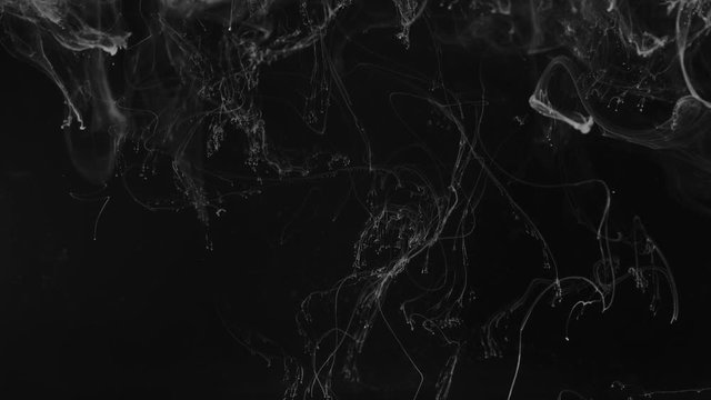 Ink Smoke Transition - Transition animation resembling ink or smoke. Black and white abstraction in the form of smoke