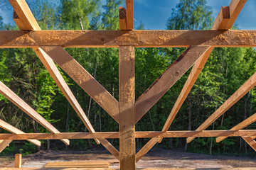 Timber-Frame Roof Structure