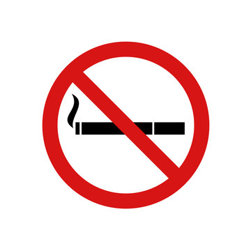 No smoke zone sign