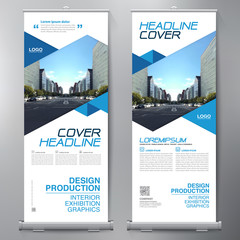 Business Roll Up. Standee Design. Banner Template. - 159699450