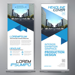 Business Roll Up. Standee Design. Banner Template. - 159699624