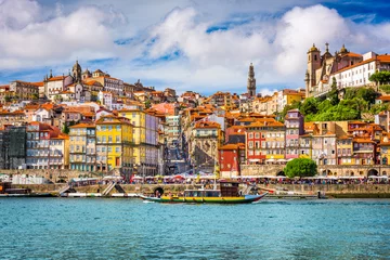 Foto op Canvas Skyline van Porto, Portugal © SeanPavonePhoto