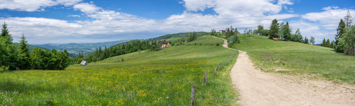 Panorama hala Boracza