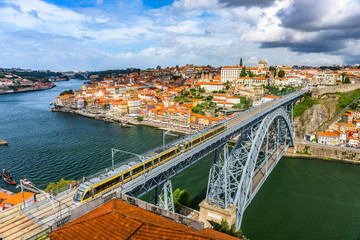 Porto, Portugal Skyline and bridge. © SeanPavonePhoto