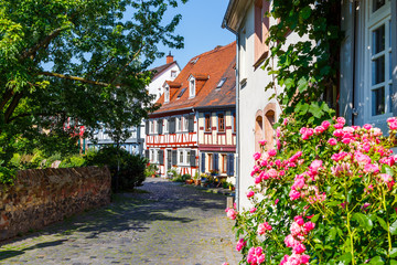 Altstadtidylle in Frankfurt-Höchst. 14.06.2017.