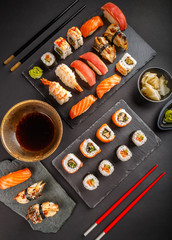 Delicious sushi set