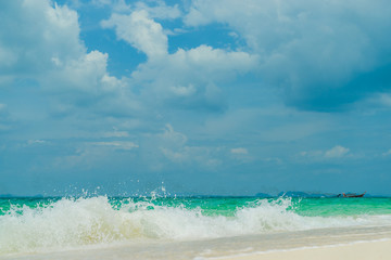 Tropical beach of Poda island Krabi