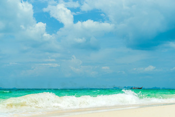 Tropical beach of Poda island Krabi