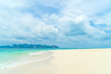 Tropical beach of Poda island Krabi