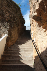 old rock stairs