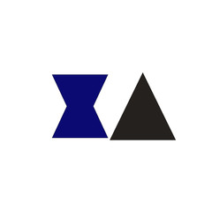 TRIANGLE INNITIALS X DESIGN