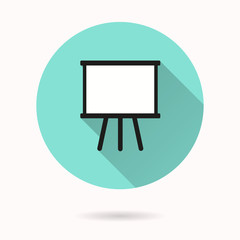 Info board vector icon.