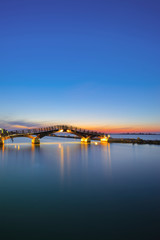 Fototapeta premium Bridge on the Ionian island of Lefkas