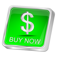Buy now Button - 3D illustration