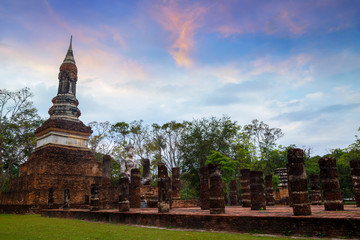 Wat Tra Phang Ngoen Temple at Sukhothai Historical Park, a UNESCO World Heritage Site in Thailand