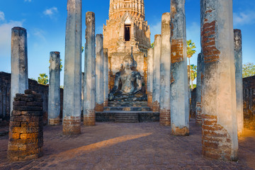 Wat Phra Si Rattana Mahathat - Chaliang at  Si Satchanalai Historical Park, a UNESCO World Heritage Site in Thailand