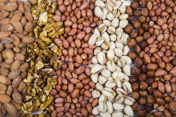 Background of nuts