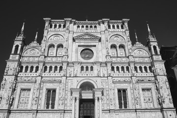 Certosa di Pavia (Italy), historic church