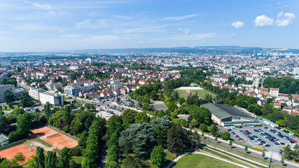 Dijon vue du ciel