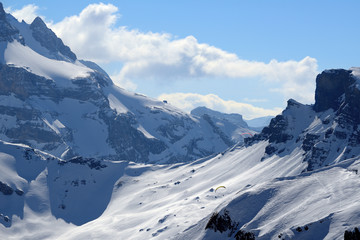 Switzerland Snow Capped Mountains of Interlaken