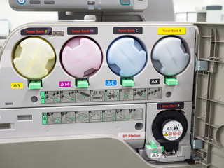 Ink jet palette for digital printing machine