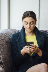 Businesswoman Using Smartphone