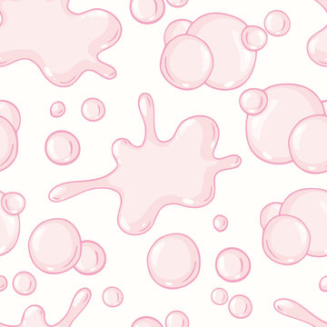 Bubble Gum Solid Color Background