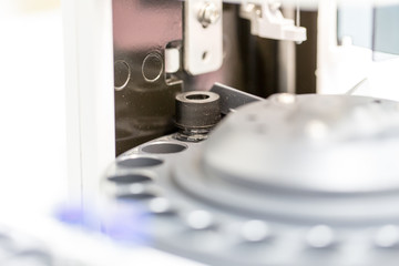 Medical equipment for Gas mixer, Sample test in vial for Gas chromatography (GC) in  laboratory.