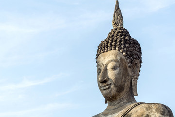 Fototapeta na wymiar Buddha statue stucco