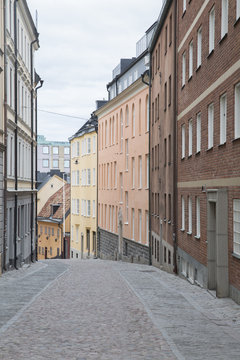 Empty Street in Stockholm