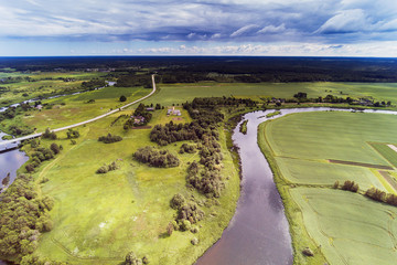 River Venta near Skrunda, Latvia.