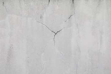 old white concrete crack wall and copy space for add text