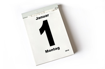1. Januar 2018