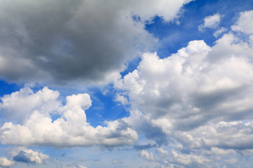blue sky with rain cloud, art of nature beautiful and copy space for add text