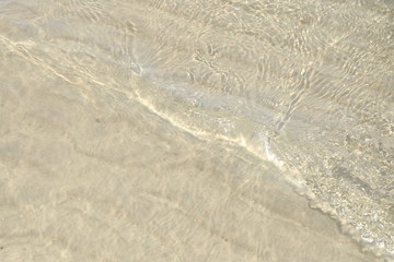water and sand