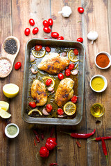 Pieczona pierś z kurczaka