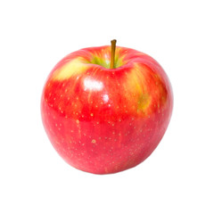 red apple isolated on white background