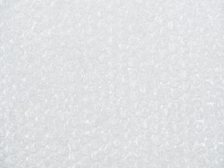 Bubble wrap background, white plastic surface, texture shock proof packing, polyethylene air...