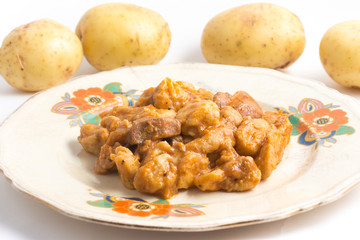 Gnocchi with chicken