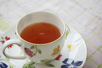 A beautiful cup of hot tea
