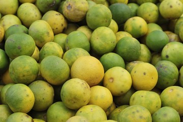 Fresh lemon in the market.