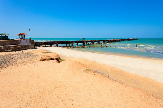 Talaimannar pier, Sri Lanka