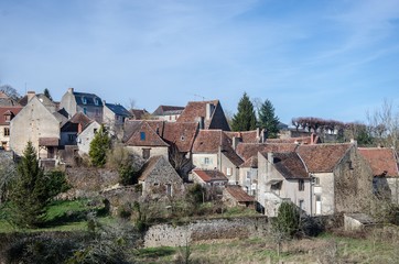 Old village in the french countryside