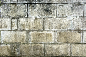 Texture dirty gray cemet brock wall background