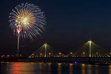 Clark Bridge Fireworks